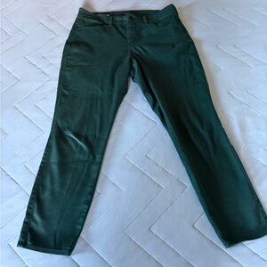 NYDJ AMi Dark Green Skinny Legging Pants